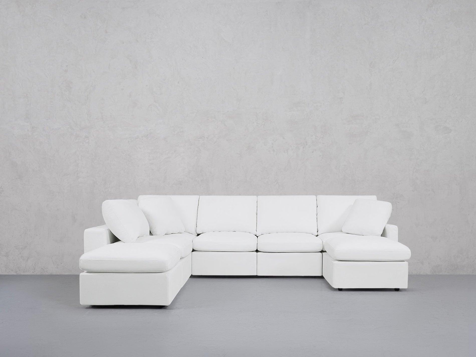 7-Seat Modular Chaise Corner Lounger Sectional (Thin Arm) - 7th Avenue