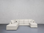 7-Seat Modular Chaise Corner Lounger Sectional (Thin Arm) - 7th Avenue