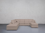7-Seat Modular Chaise Corner Lounger Sectional (Thin Arm) - 7th Avenue