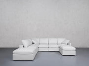 7-Seat Modular Chaise Corner Lounger Sectional (Thin Arm) - 7th Avenue