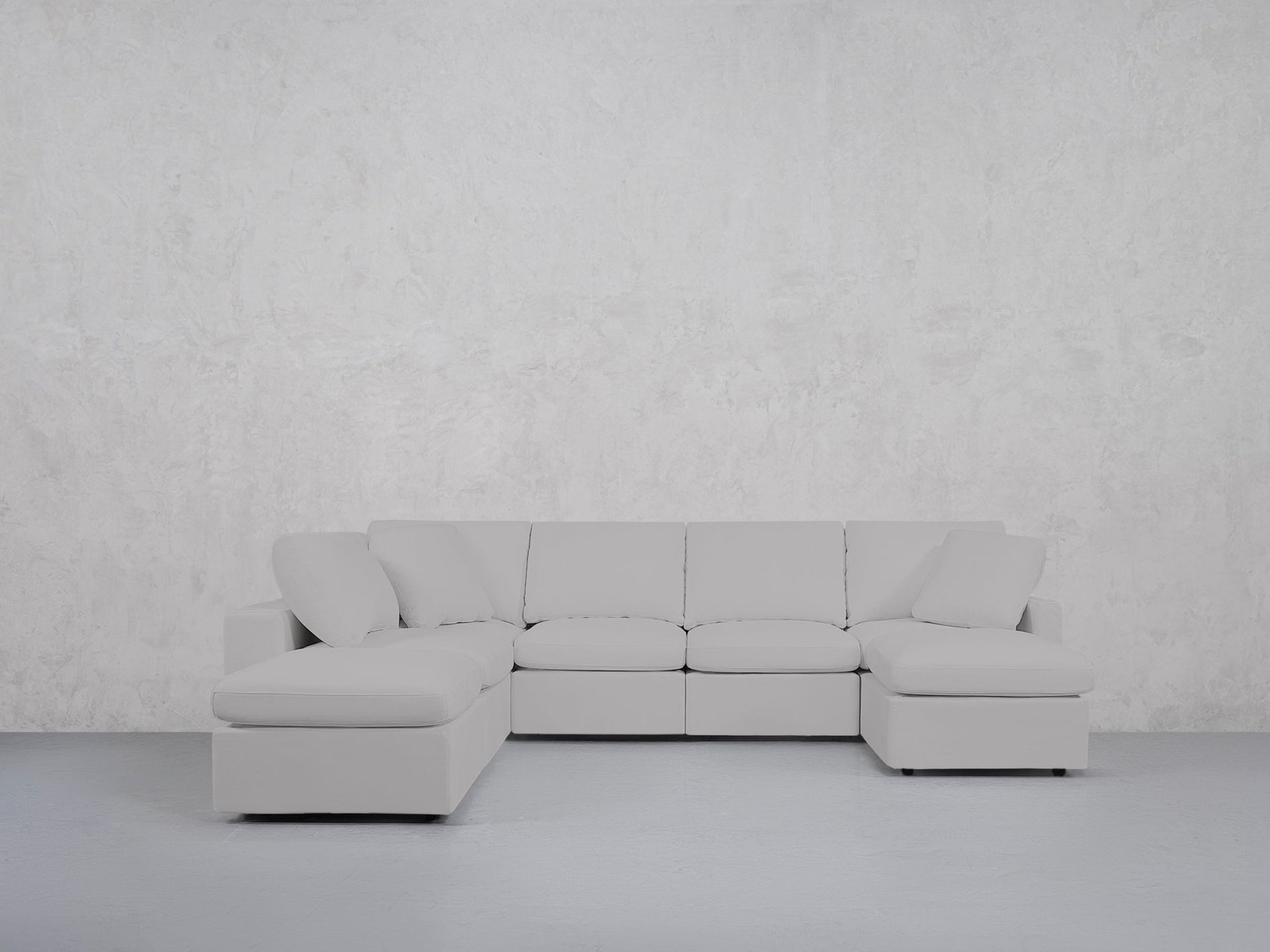 7-Seat Modular Chaise Corner Lounger Sectional (Thin Arm) - 7th Avenue