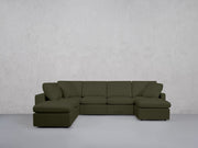 7-Seat Modular Chaise Corner Lounger Sectional (Thin Arm) - 7th Avenue