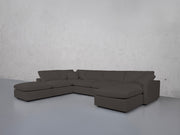 7-Seat Modular Chaise Corner Lounger Sectional (Thin Arms) - 7th Avenue