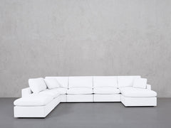 7-Seat Modular Chaise Corner Lounger Sectional (Thin Arm)