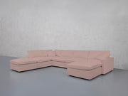 7-Seat Modular Chaise Corner Lounger Sectional (Thin Arms) - 7th Avenue