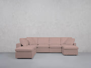 7-Seat Modular Chaise Corner Lounger Sectional (Thin Arms) - 7th Avenue