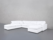 7-Seat Modular Chaise Corner Lounger Sectional (Thin Arms) - 7th Avenue