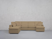 7-Seat Modular Chaise Corner Lounger Sectional (Thin Arms) - 7th Avenue