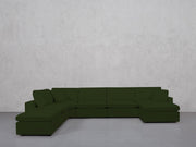 7-Seat Modular Chaise Corner Lounger Sectional (Thin Arms) - 7th Avenue