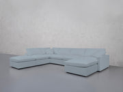 7-Seat Modular Chaise Corner Lounger Sectional (Thin Arms) - 7th Avenue