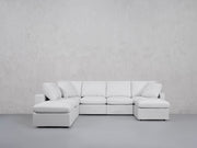 7-Seat Modular Chaise Corner Lounger Sectional (Thin Arms) - 7th Avenue