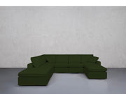 7-Seat Modular Chaise Corner Lounger Sectional (Thin Arms) - 7th Avenue