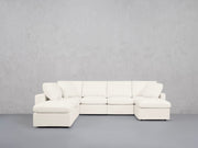 7-Seat Modular Chaise Corner Lounger Sectional (Thin Arms) - 7th Avenue
