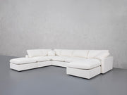 7-Seat Modular Chaise Corner Lounger Sectional (Thin Arms) - 7th Avenue