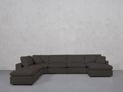 7-Seat Modular Chaise Corner Lounger Sectional (Thin Arms) - 7th Avenue
