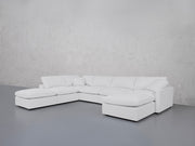 7-Seat Modular Chaise Corner Lounger Sectional (Thin Arms) - 7th Avenue