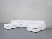 7-Seat Modular Chaise Corner Lounger Sectional (Thin Arms) - 7th Avenue