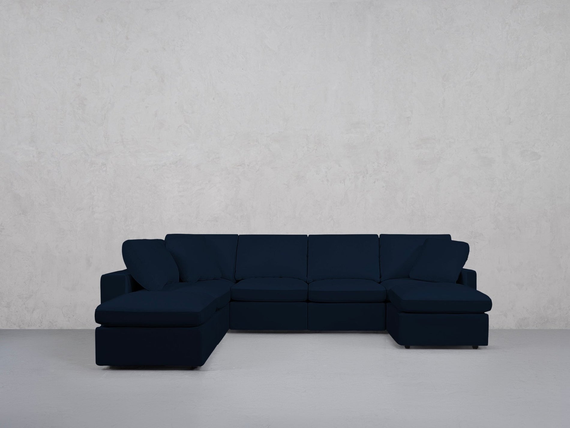 7-Seat Modular Chaise Corner Lounger Sectional (Thin Arms) - 7th Avenue