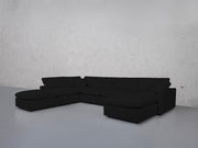 7-Seat Modular Chaise Corner Lounger Sectional (Thin Arms) - 7th Avenue