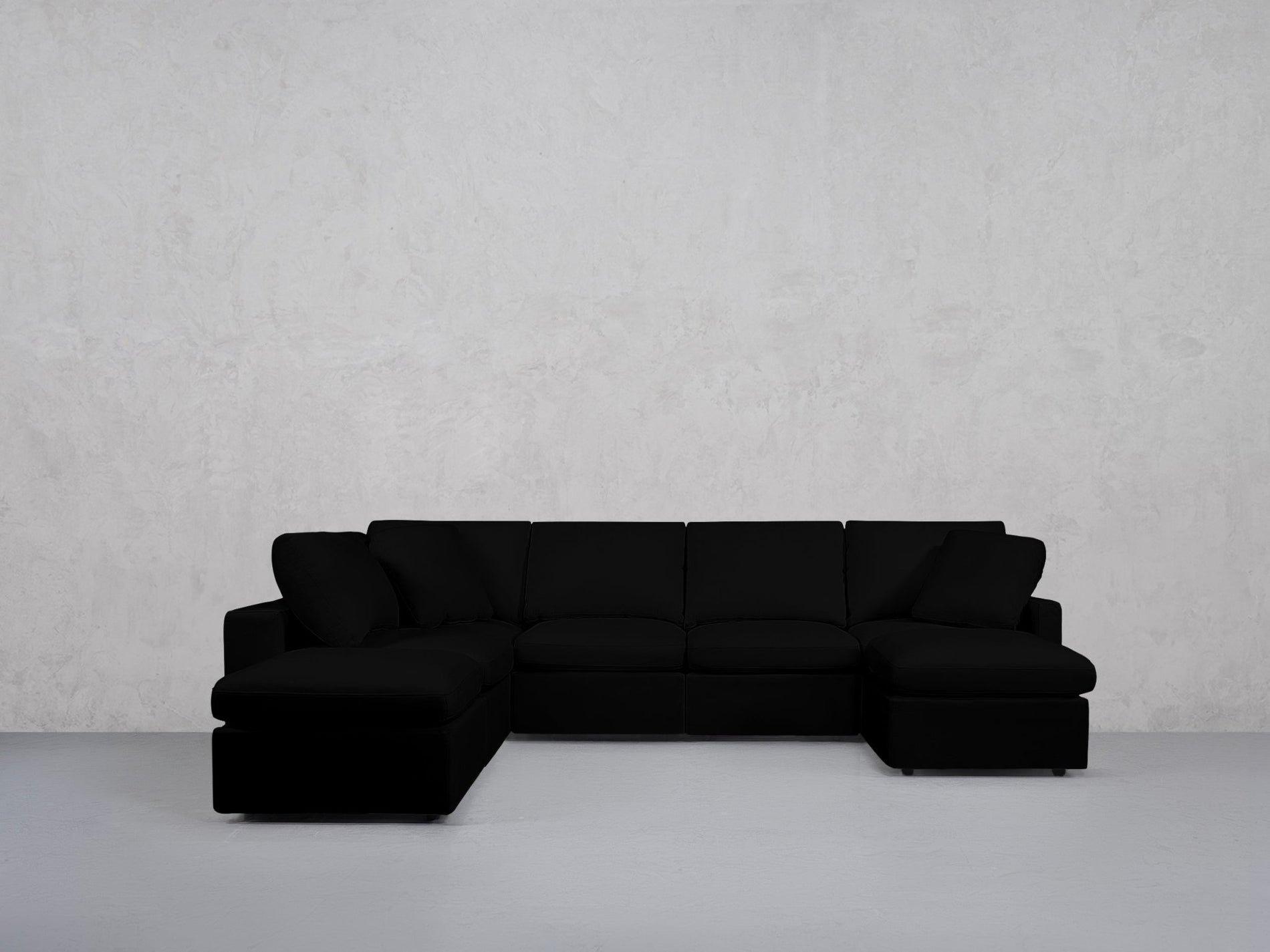 7-Seat Modular Chaise Corner Lounger Sectional (Thin Arms) - 7th Avenue