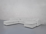 7-Seat Modular Chaise Corner Lounger Sectional (Thin Arms) - 7th Avenue