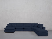 7-Seat Modular Chaise Corner Right Lounger Sectional (Thin Arm) - 7th Avenue