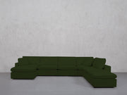 7-Seat Modular Chaise Corner Right Lounger Sectional (Thin Arm) - 7th Avenue