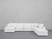 7-Seat Modular Chaise Corner Right Lounger Sectional (Thin Arm) - 7th Avenue
