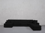 7-Seat Modular Chaise Corner Right Lounger Sectional (Thin Arm) - 7th Avenue