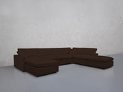 7-Seat Modular Chaise Corner Right Lounger Sectional (Thin Arm) - 7th Avenue