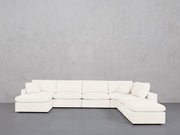 7-Seat Modular Chaise Corner Right Lounger Sectional (Thin Arm) - 7th Avenue