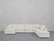 7-Seat Modular Chaise Corner Right Lounger Sectional (Thin Arm) - 7th Avenue