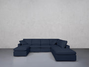 7-Seat Modular Chaise Corner Right Lounger Sectional (Thin Arm) - 7th Avenue