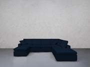 7-Seat Modular Chaise Corner Right Lounger Sectional (Thin Arm) - 7th Avenue