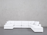 7-Seat Modular Chaise Corner Right Lounger Sectional (Thin Arm) - 7th Avenue