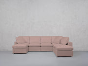 7-Seat Modular Chaise Corner Right Lounger Sectional (Thin Arm) - 7th Avenue