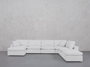 7-Seat Modular Chaise Corner Right Lounger Sectional (Thin Arm) - 7th Avenue