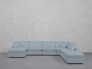 7-Seat Modular Chaise Corner Right Lounger Sectional (Thin Arm) - 7th Avenue