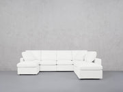 7-Seat Modular Chaise Corner Right Lounger Sectional (Thin Arm) - 7th Avenue