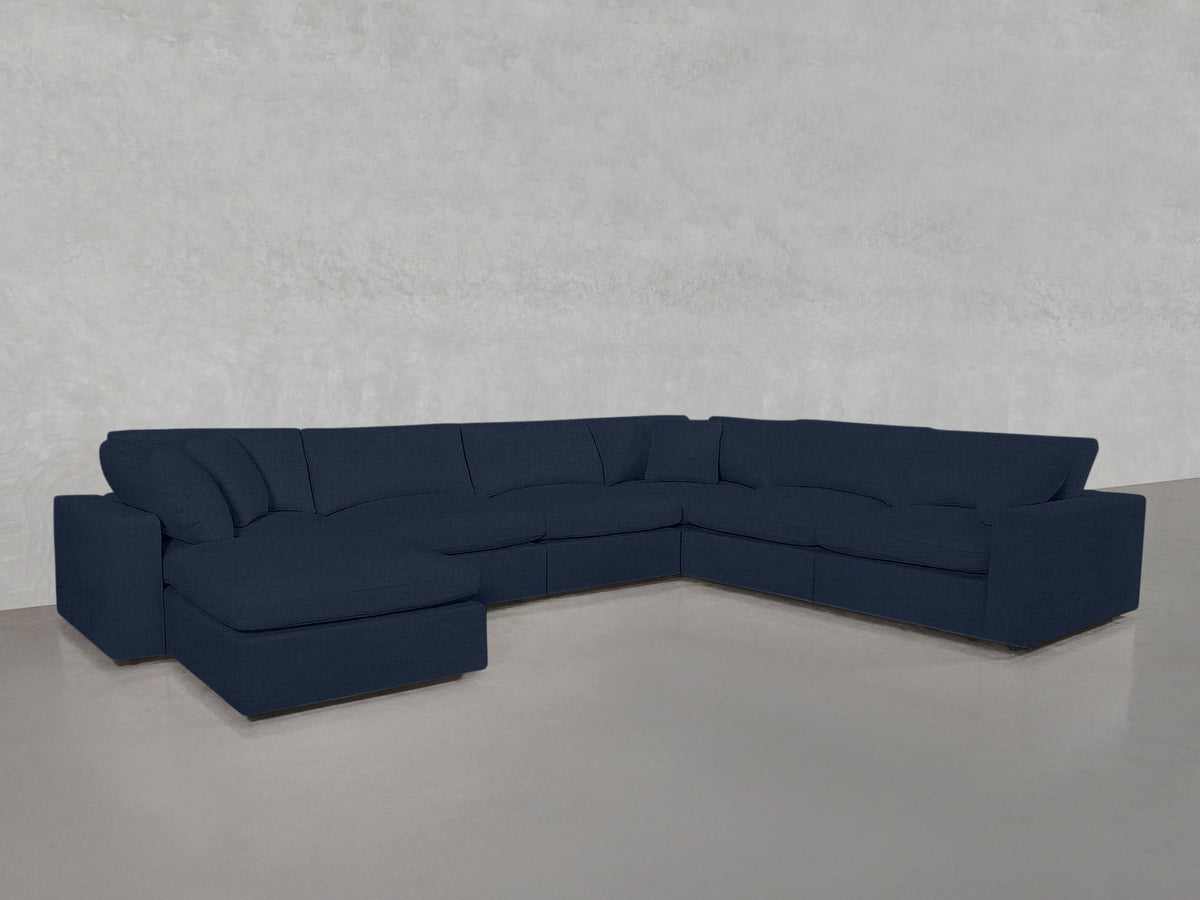 7-Seat Modular Chaise Corner Right Sectional - 7th Avenue