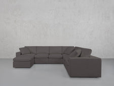 7 - Seat Modular Chaise Corner Right Sectional - 7th Avenue