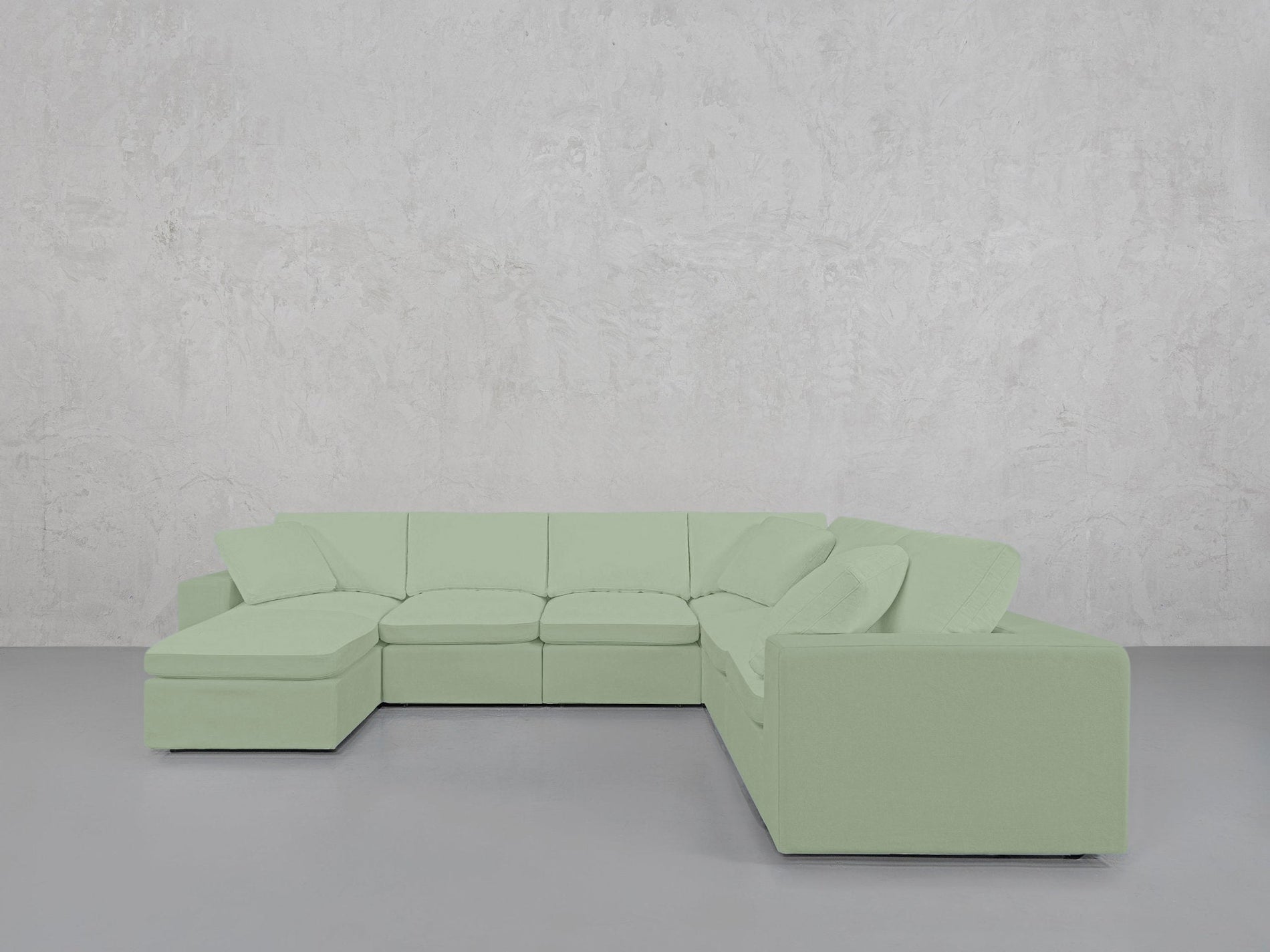 7-Seat Modular Chaise Corner Right Sectional - 7th Avenue