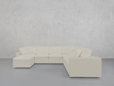 7 - Seat Modular Chaise Corner Right Sectional - 7th Avenue