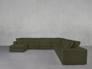 7-Seat Modular Chaise Corner Right Sectional - 7th Avenue