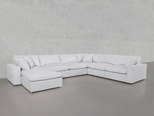 7 - Seat Modular Chaise Corner Right Sectional - 7th Avenue