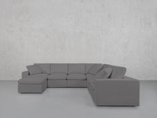 7 - Seat Modular Chaise Corner Right Sectional - 7th Avenue