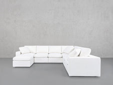 7 - Seat Modular Chaise Corner Right Sectional - 7th Avenue