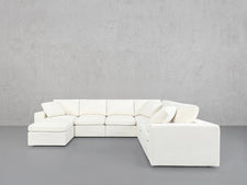 7 - Seat Modular Chaise Corner Right Sectional - 7th Avenue