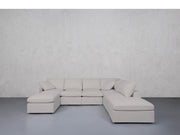 7-Seat Modular Chaise Corner Right Sectional (Thin Arms) - 7th Avenue