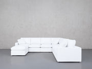 7-Seat Modular Chaise Corner Right Sectional (Thin Arms) - 7th Avenue
